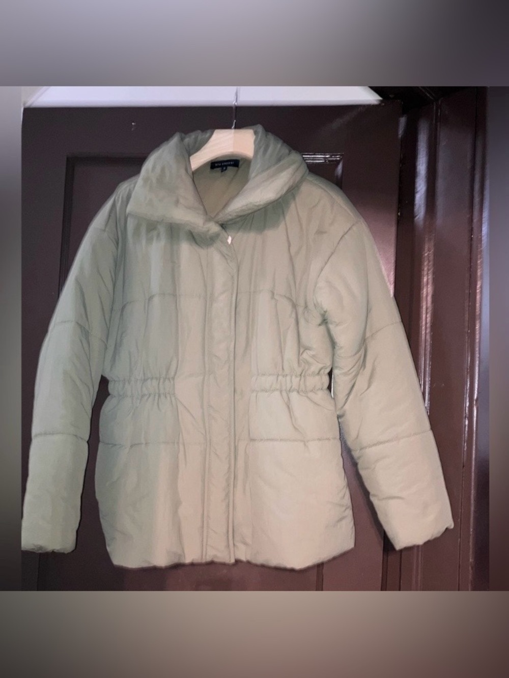 Blue Pepper Waist Puffer Jacket